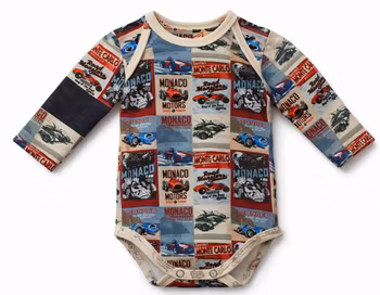 Babybody Monaco Race "ekologisk"