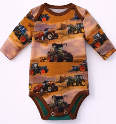 Babybody - Traktor "ekologisk"