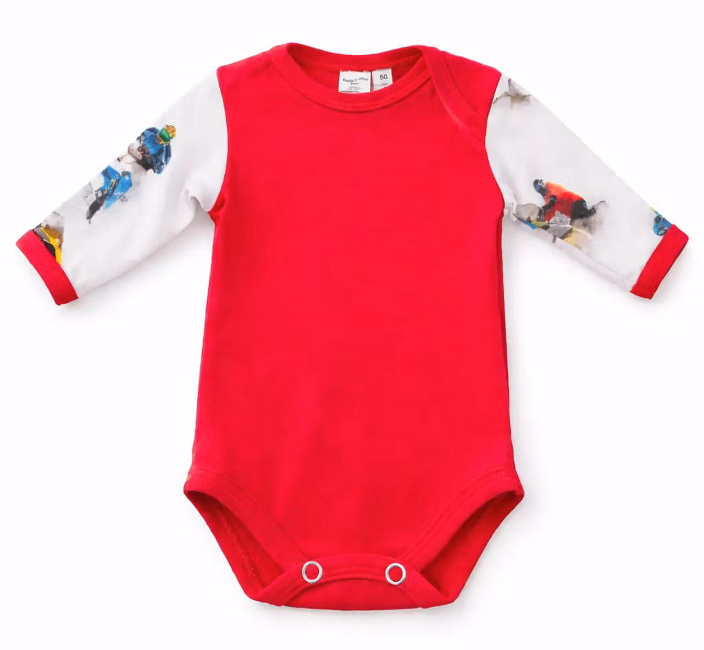 abybody ekologisk bomull, babybody skoter, babykläder ekologiska