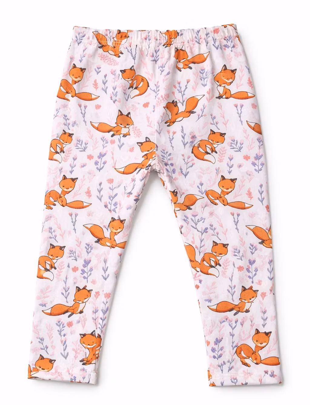 Byxa / tights med rävmotiv – ekologisk bomull