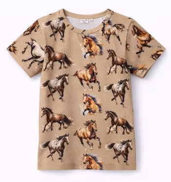 T-shirt - Galopperande hästar "ekologisk"