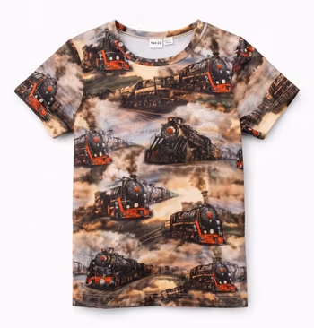 T-shirt – Ånglok / Lokomotiv "ekologisk"