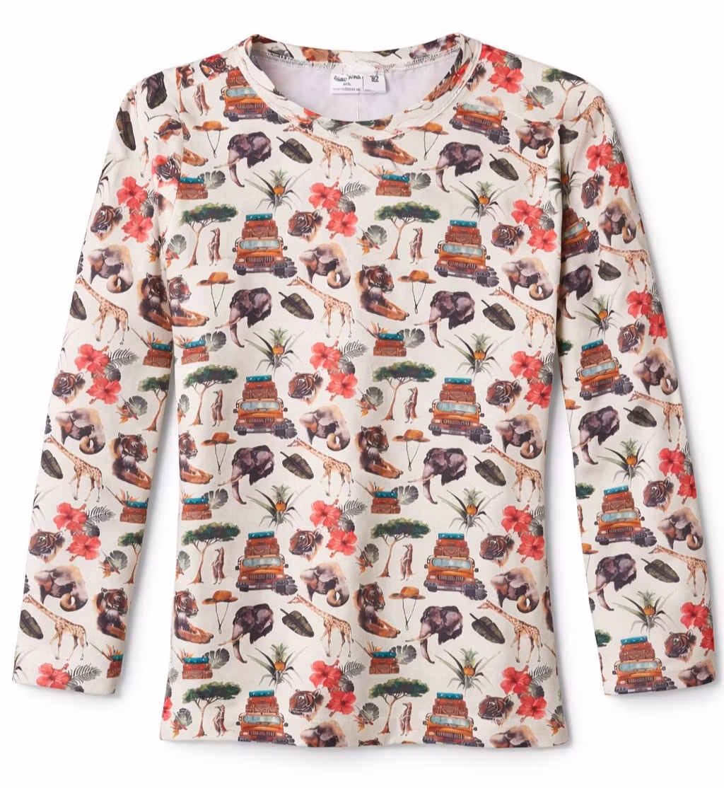 Barntröja – Safari / Exotiska djur