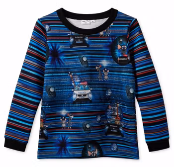 Långärmad barntröja – Möss på polisuppdrag "ekologisk"