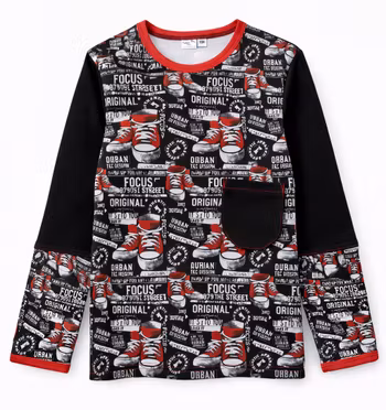 Barntröja – Street sneakers "ekologisk"