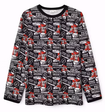 Barntröja – Sneakers "ekologisk"