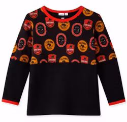 Långärmad barntröja – Amerika märken 🇺🇸 "ekologisk"