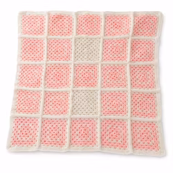 Handvirkad Babyfilt 50*50 cm