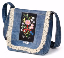 Jeans Axelväska – hållbar design med unik karaktär