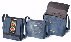 Jeans Axelväska – hållbar design med unik karaktär