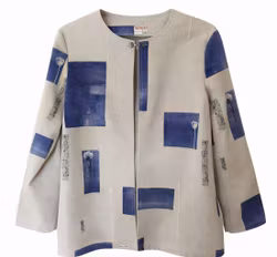 Sommar Jacka -beige/blå