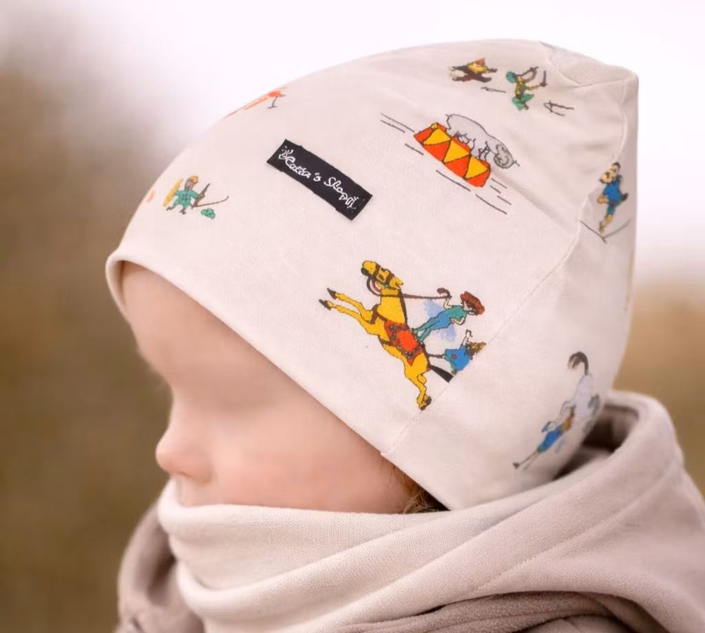 Trikå mössa En dag på cirkus