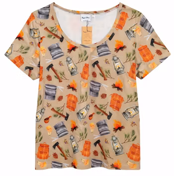 T-shirt Skogsutflykt - För naturälskare dam/herr - Ekologisk