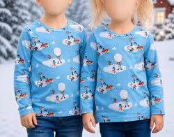 Barntröja VINTERLEK - ekologisk - Svensk design
