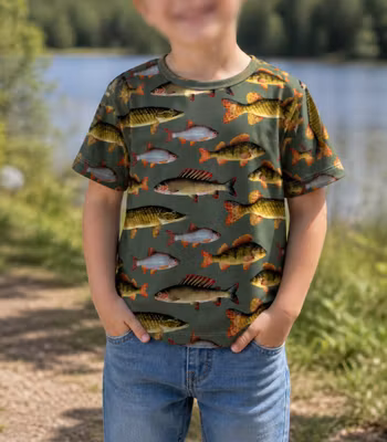 T-shirt - Fiskar "ekologisk"