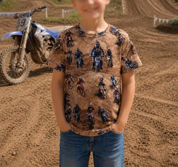 T-shirt – Crossbiker / Crossmotorcyklar "ekologisk"