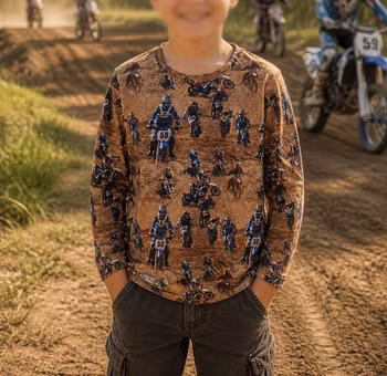 Barntröja – Cross/Motocross "ekologisk"