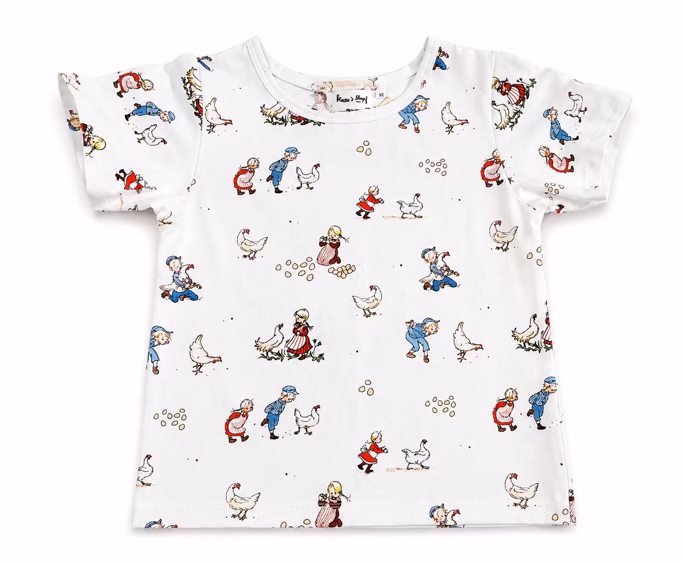 Barn T-shirt Hönsgården
