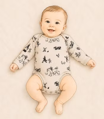 Babybody Busfrö – Ekologisk babybody i mjuk bomull | Svensk design