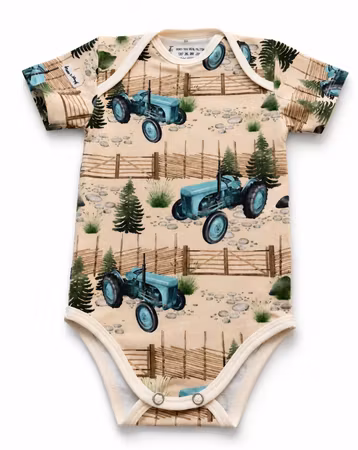Babybody Gamtraktor'n (Grålle)