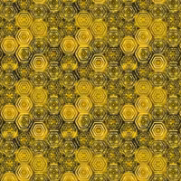 QUEEN BEE-Black Queen Bee Golden Crests