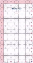 Cute cut rosa -rektangel linjal -6,5-12,5 inch inch