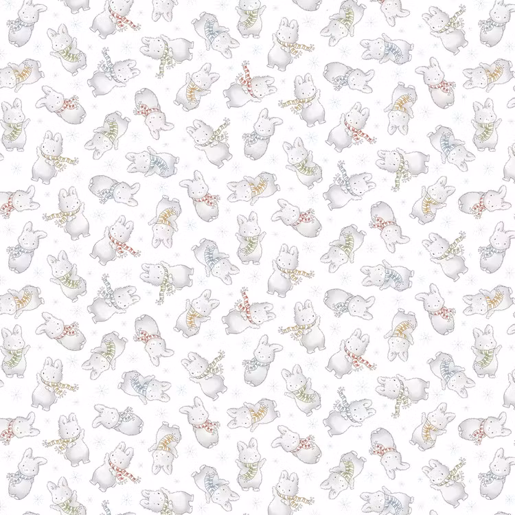White Bunny Snowflake