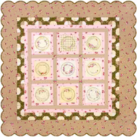 Floss Garden Wreaths- 10 stk mønsterpakke