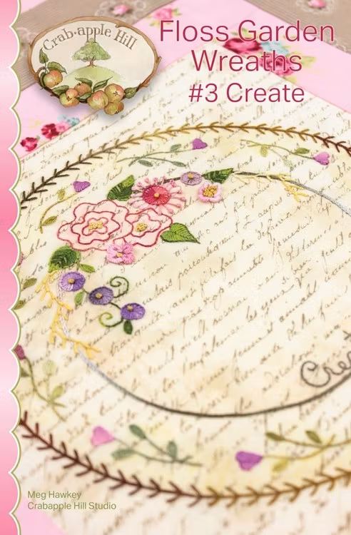 Floss Garden Wreaths- 10 stk mønsterpakke