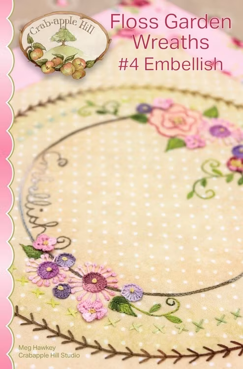 Floss Garden Wreaths- 10 stk mønsterpakke