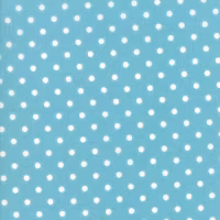 Bloomington - Turkis med hvite prikker