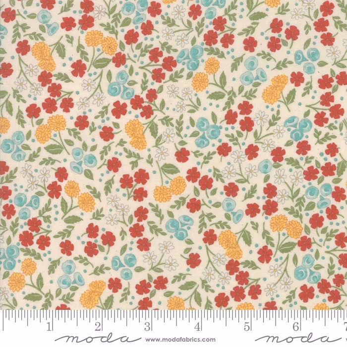 Cultivate Kindness - Krem med røde, gule og blå blomster