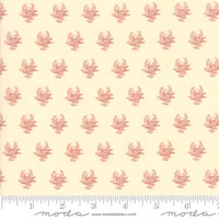 Regency Romance - Krem med rød blomst