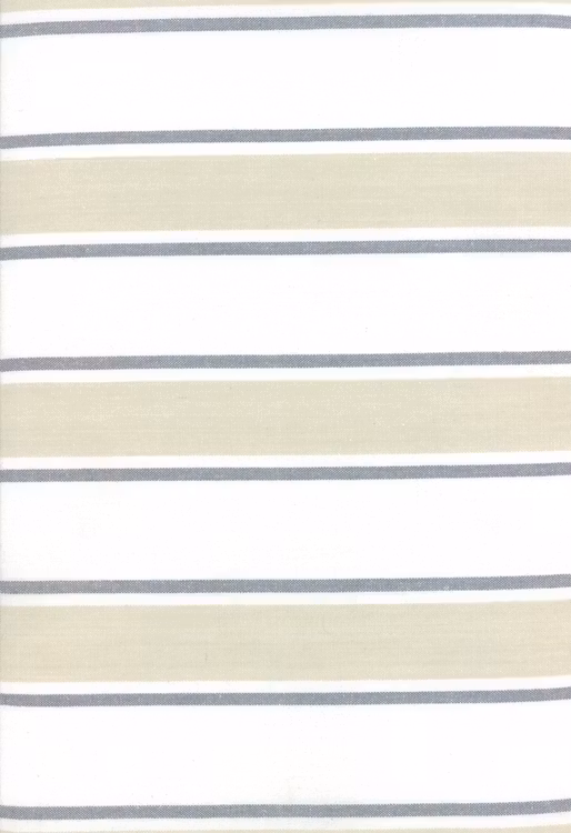 Toweling-krem/hvit me grå striper