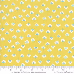 Flour Garden- Lys grønn med hvite blomster