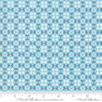 Harpers Garden- Turkis med blå og hvite mønster