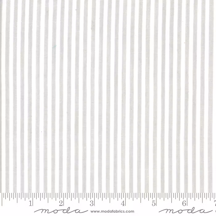 Bonnie Camille wovens-grå/hvit tynne sriper