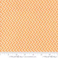 All Hallows Eve-orange med hvite zikk zakk