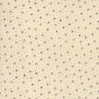 Jo Shirtings-krem med svart små mønstret