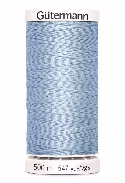 Gutermann col. 75 lysblå -500m