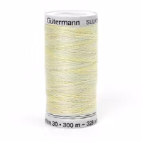 4012   Sulky Gûtermann Cotton 30, 300m,  krem pastell flerfarget  bomullstråd