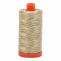 Aurifil-4653/50   Spring Prairie- flerfarget grønn