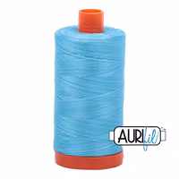 Aurifil - 4663/50 Baby Blue Eyes - Flerfarget