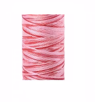 Aurifil - 4668/12 Pink Spotted - flerfarget