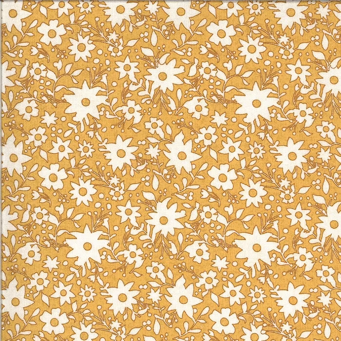 Cider-gul med hvite blomster