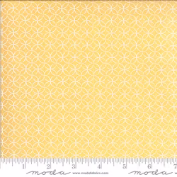 Spring Brook Sunny-gul med hvitt mønster