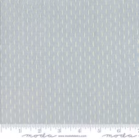 French Sashiko- Blue Dust med striper