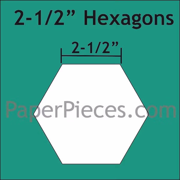Hexagon - 2 1/2 inch
