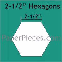 Hexagon - 2 1/2 inch