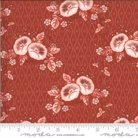 Roselyn Morning Glory Warm Red